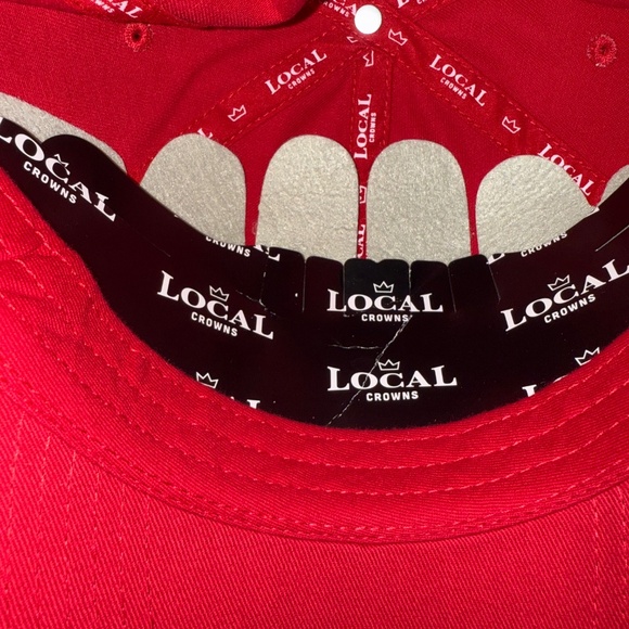NWT Local Crowns Athens “The Classic City” Hat, Adjustable, Red - Picture 3 of 3